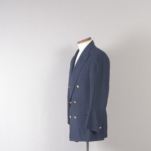 Brooks Brothers Men's Coat Blazer Blue Double-Breasted 39R - Picture 1 of 11